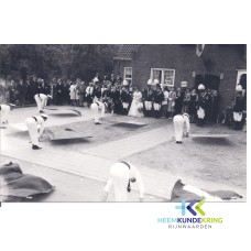 Pannerden schuttersfeest 1964 koningspaar Th.Kock en B.Zweekhorst Col. A. Havermans (1)